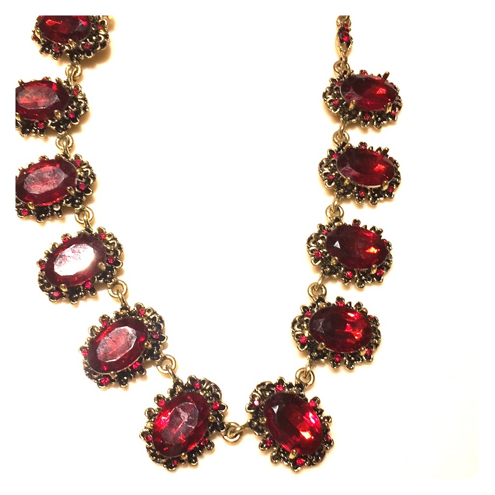 This beauty red ruby neckles
